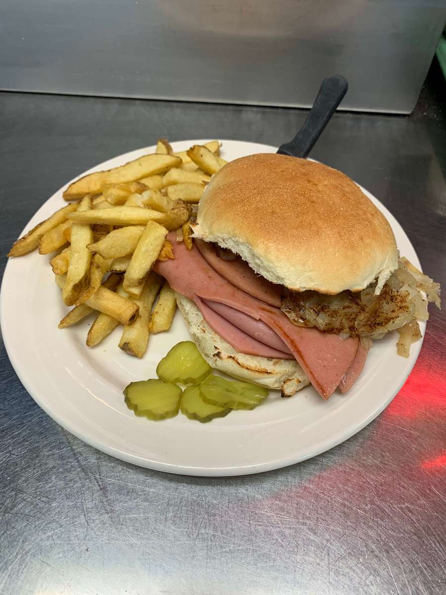 Fried Bologna Lunch & Dinner Uncle Joe's Diner Diner in Hamburg, NY