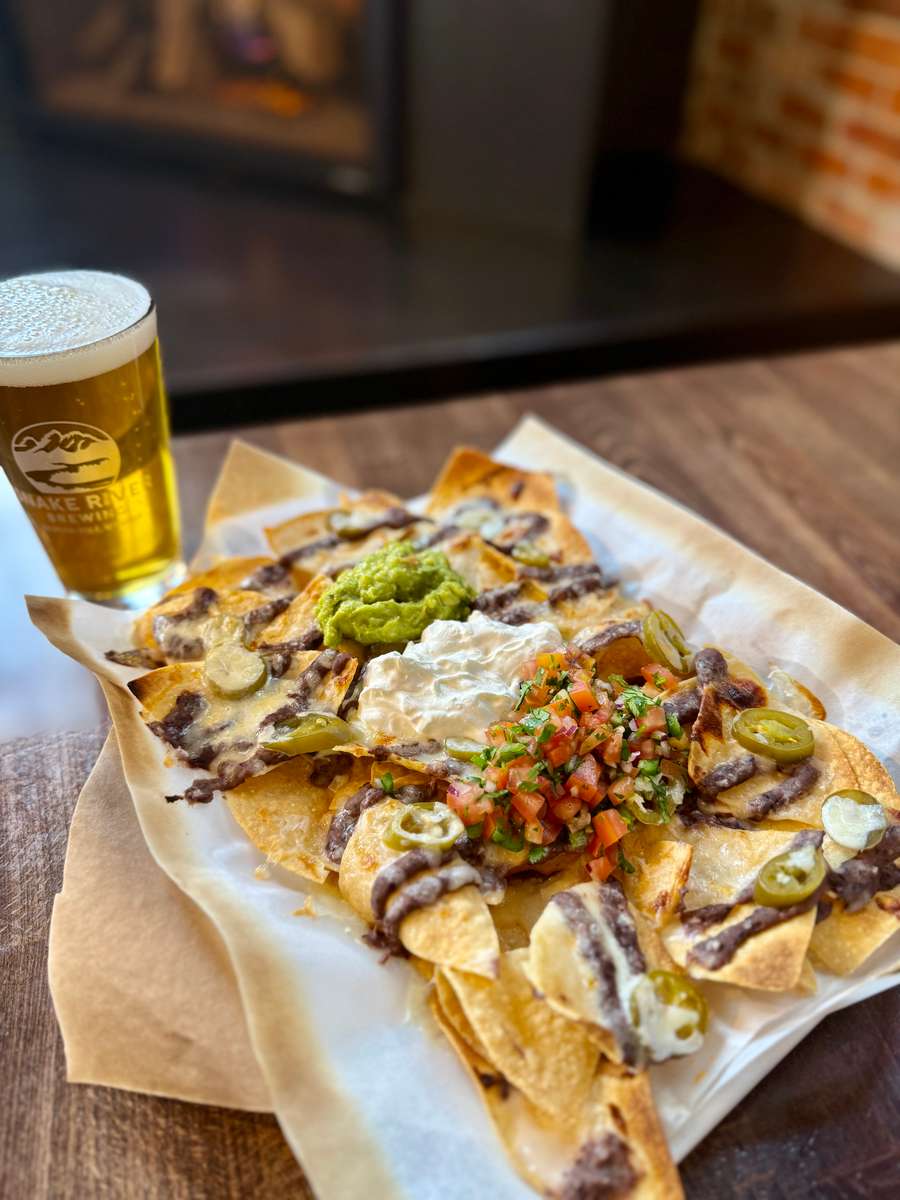Wood-Fired Nachos - Snake River Brewing - Wyoming's Oldest Brewpub