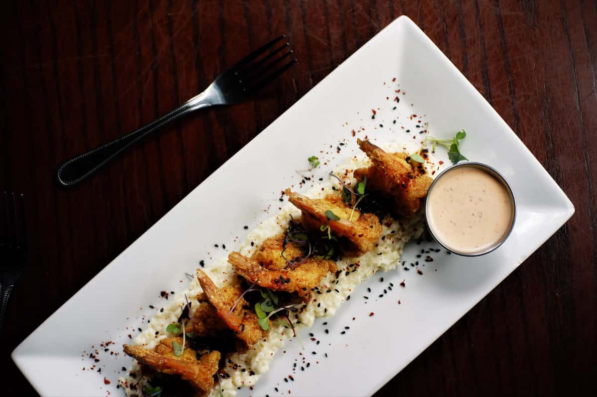 ***Dynamite Shrimp and Grits