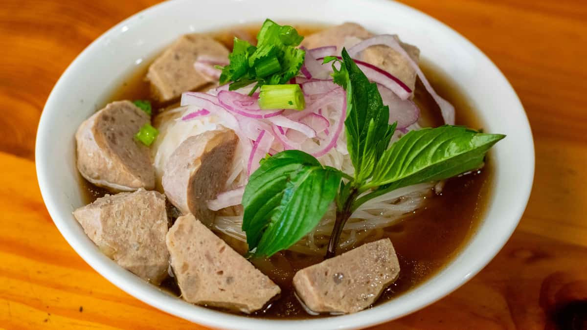 P4. Meatball Phở Menu Pho Dakao Vietnamese Restaurant in GA