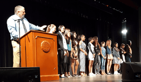 2019 SA Elks Awards Ceremony for the Wally Dietrich Awards to Schools in SA, Irvine, Tustin