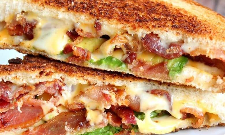 Guacamole Bacon Grilled Cheese