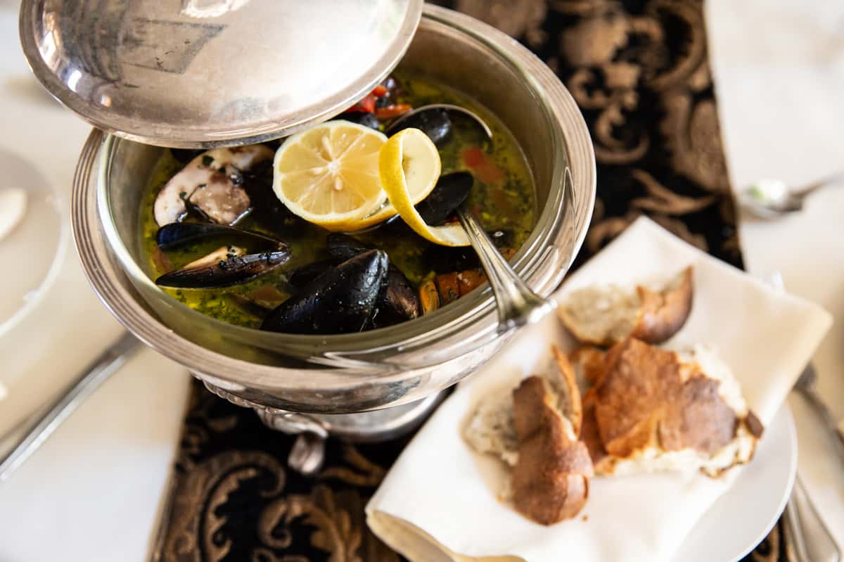 Steamed New Zealand Mussels