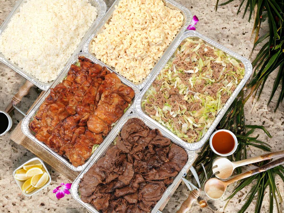 Luau Package Catering L L Hawaiian BBQ