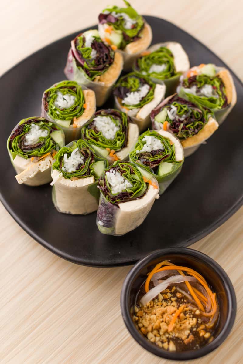 Tofu Fresh Rolls Menu Pho A'mie