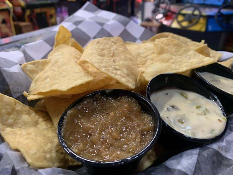 Chips with Salsa or Queso