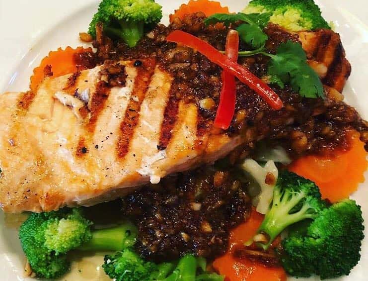 Grilled Fresh Salmon - Full Menu - Emporium Thai: Thai Restaurant in