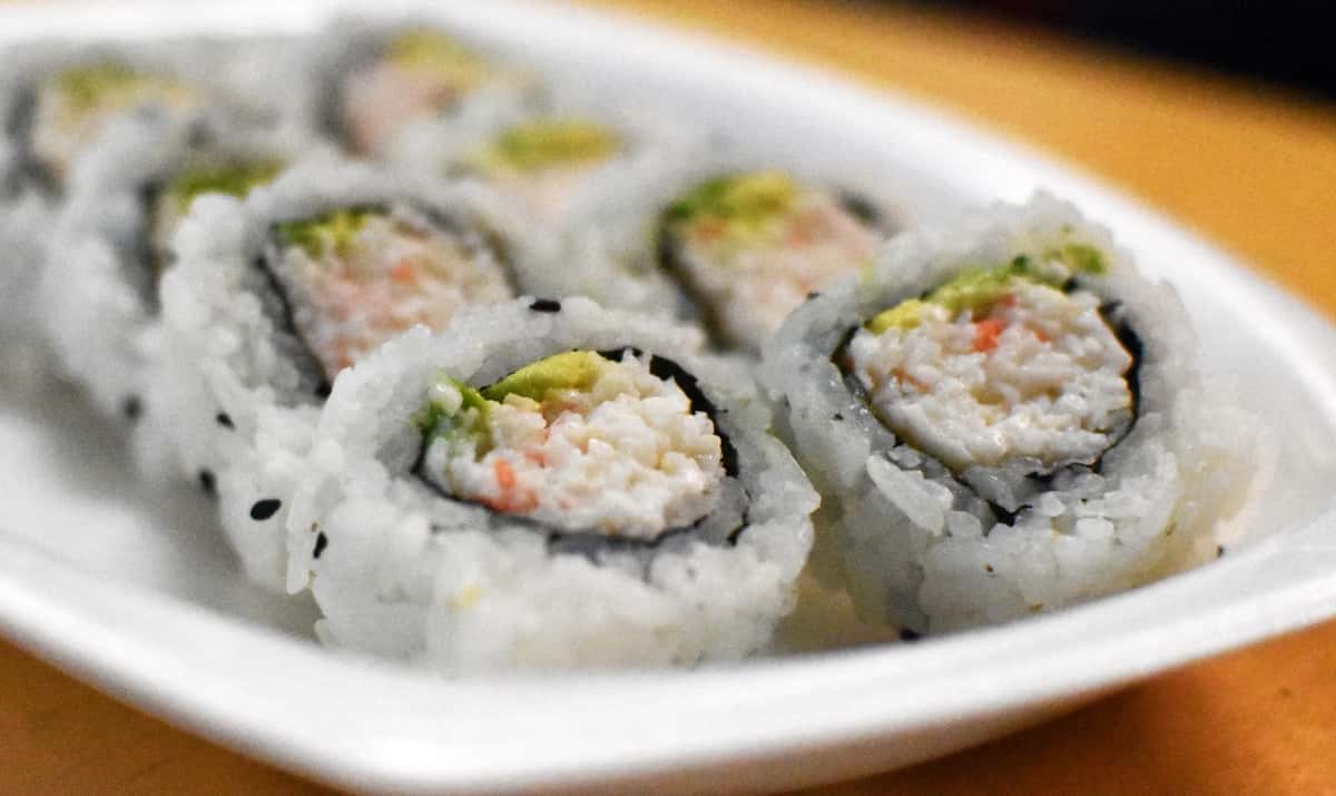 California Roll Menu Jinza Teriyaki Japanese Restaurant in Pomona, CA