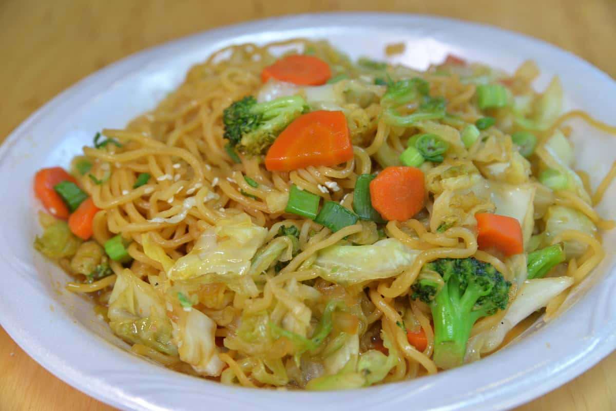 Vegetable Yakisoba - Menu - Jinza Teriyaki - Japanese Restaurant in ...