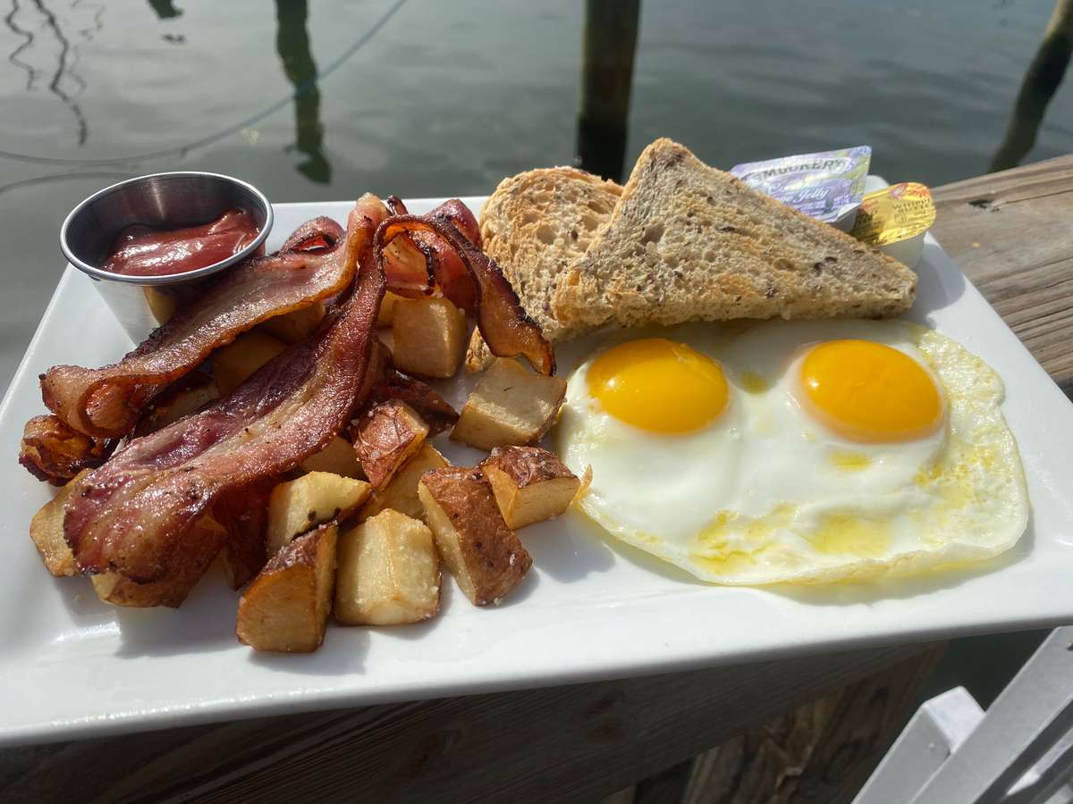 Eggs Your Way Brunch Menu Fresco's Waterfront Bistro Seafood