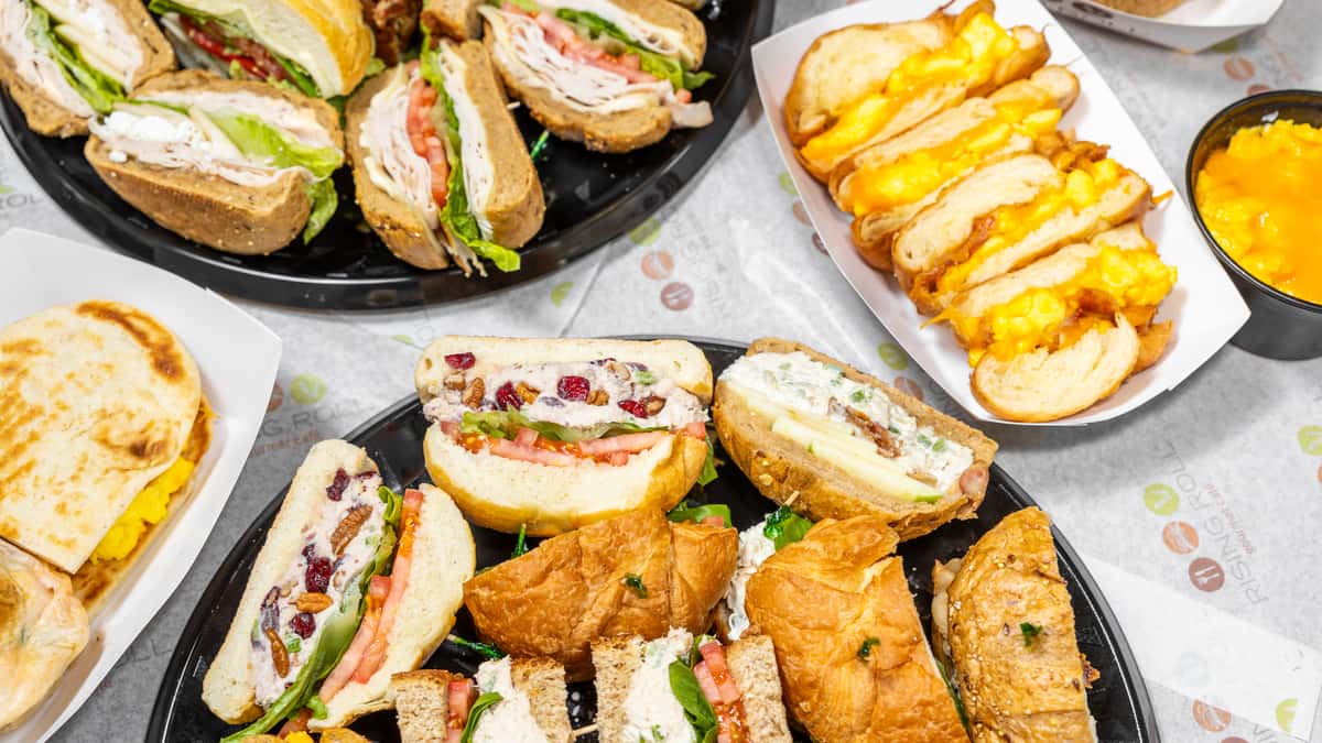 hero shot of sandwiches