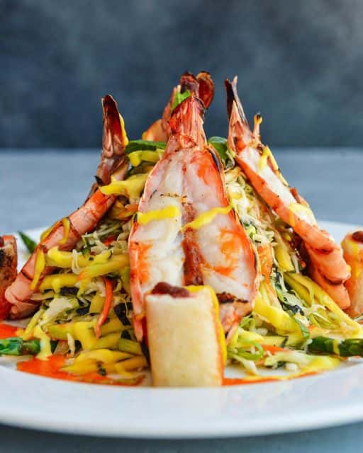 Grilled Prawns & Mango Salad