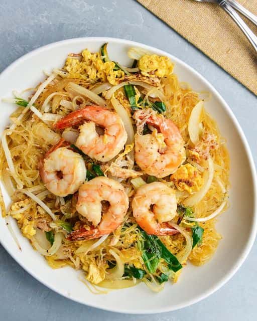 Silver Glass Noodles with Crab Meat & Shrimp