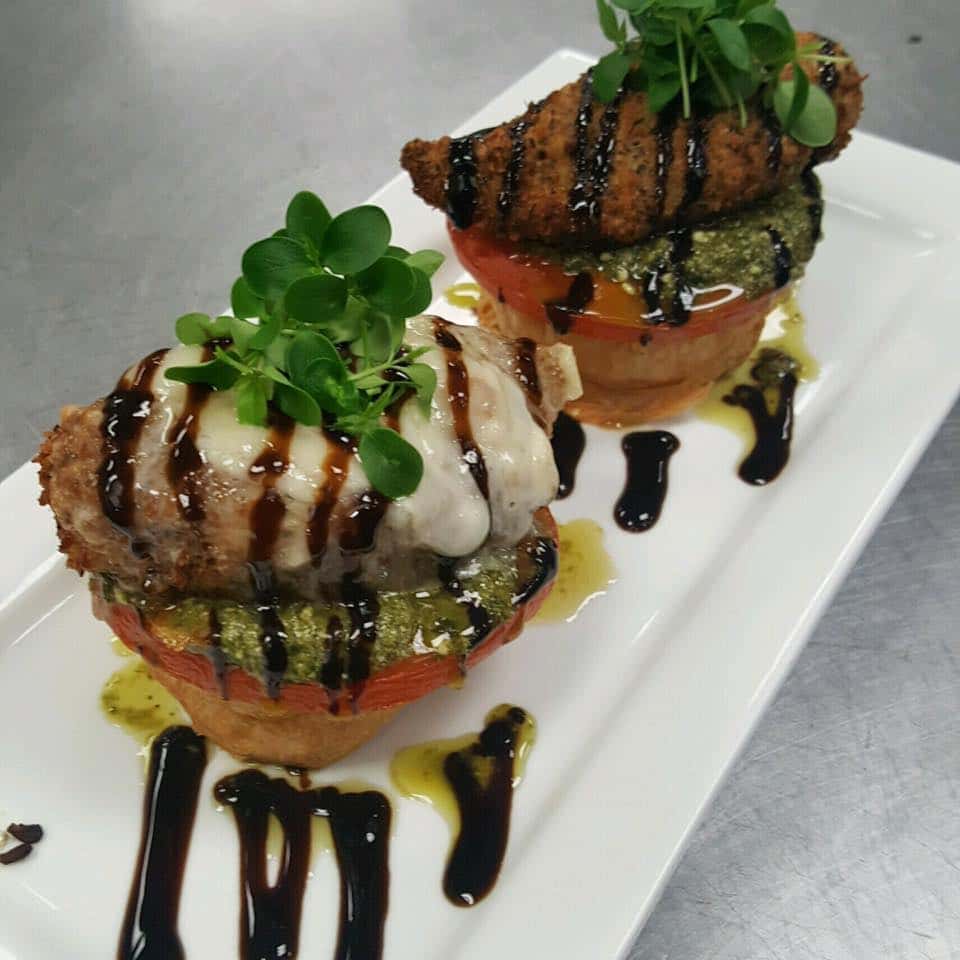 Layered Herb Crusted Chicken