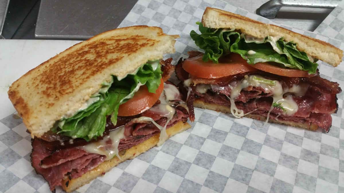 Pastrami Melt Lunch The Sumner Cafe and Catering Cafe in Sumner, WA