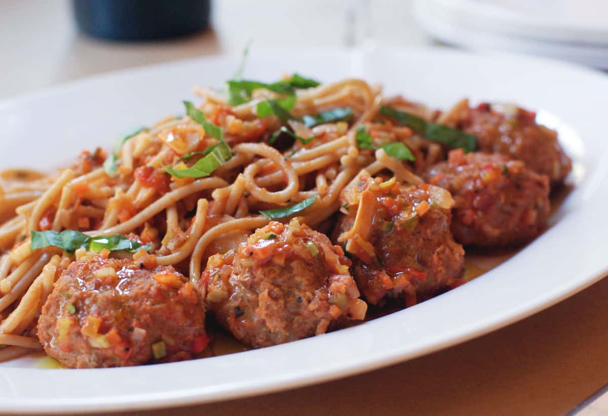 Whole Wheat Spaghettini Primavera