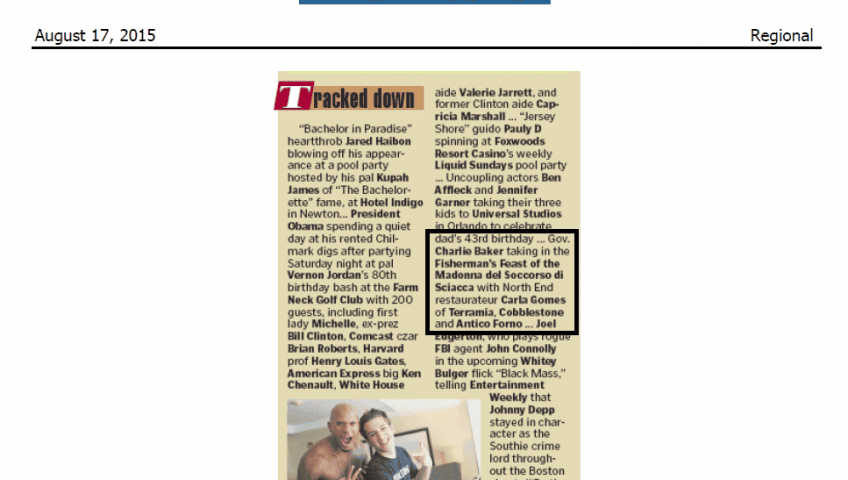 Tracked Down| Boston Herald