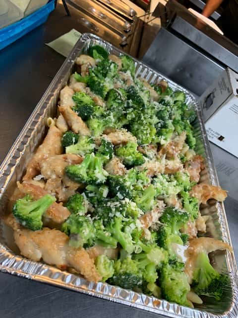 Chicken & Broccoli tray