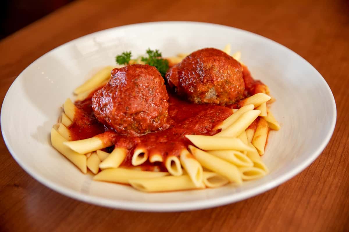 Pasta with Homemade Meatballs