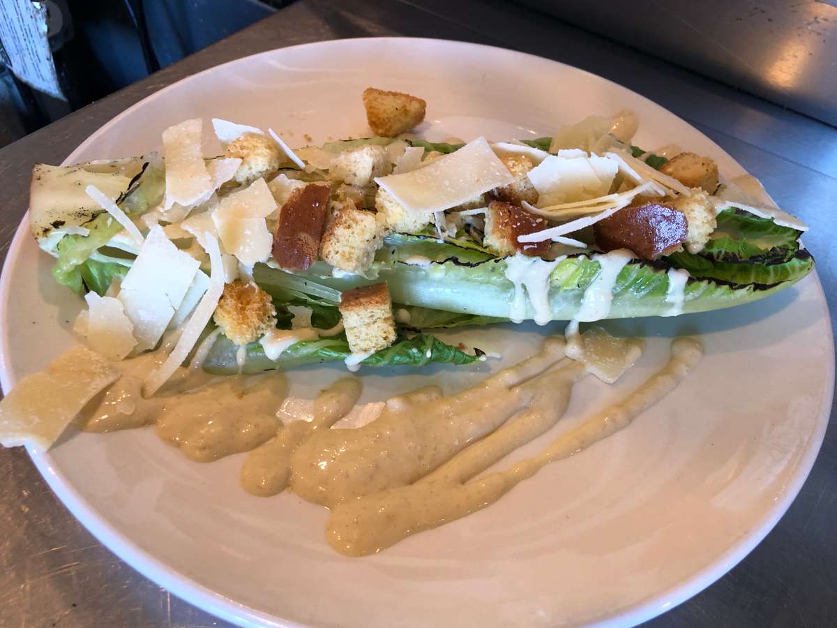 Grilled Caesar Salad