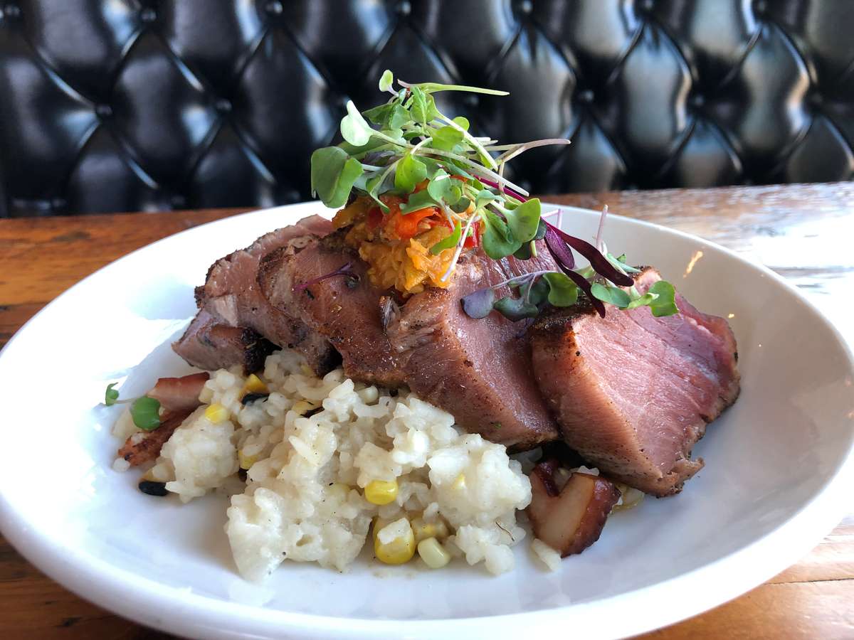 *Seared Line Caught Yellow Fin Tuna