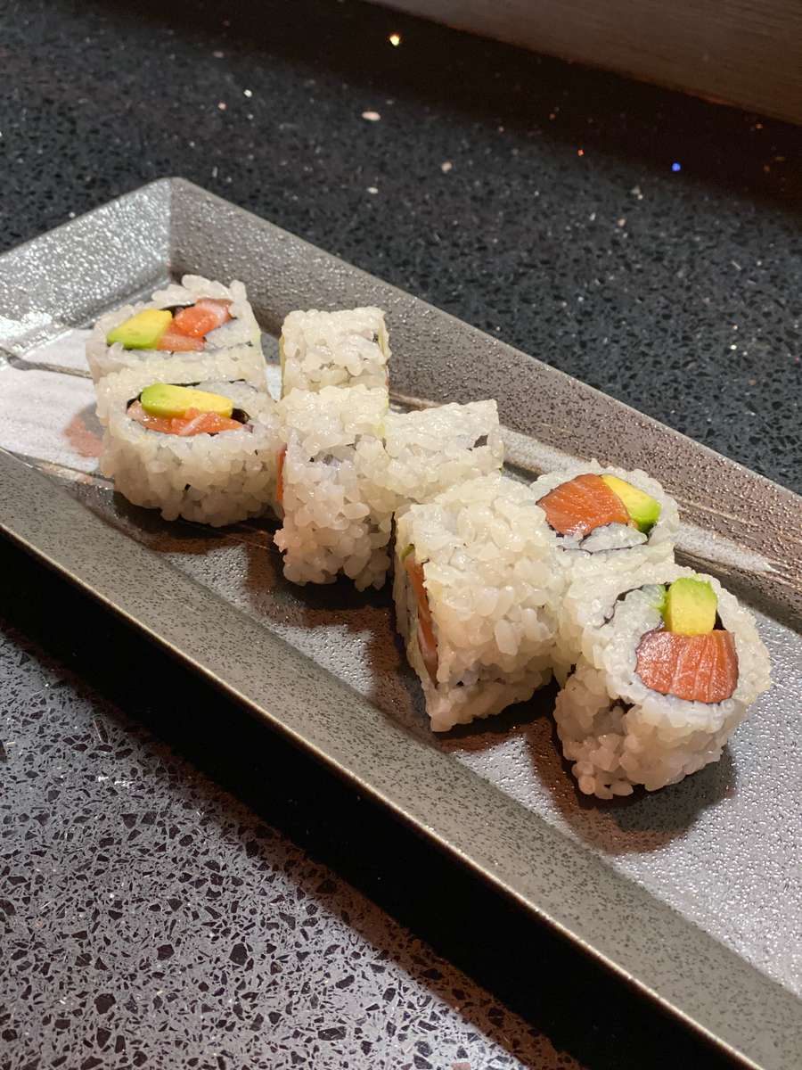 Salmon with Avocado Roll*