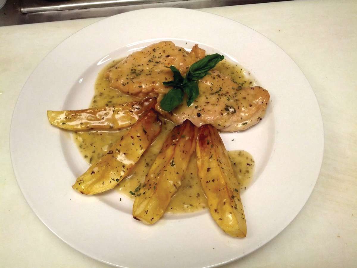 Chicken Vesuvio