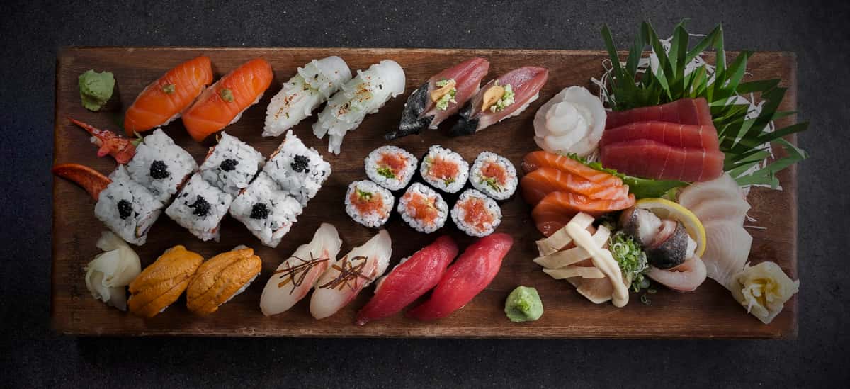 sushi platter