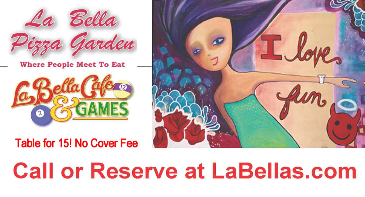 Amusement - La Bella Pizza - Italian Restaurant in CA