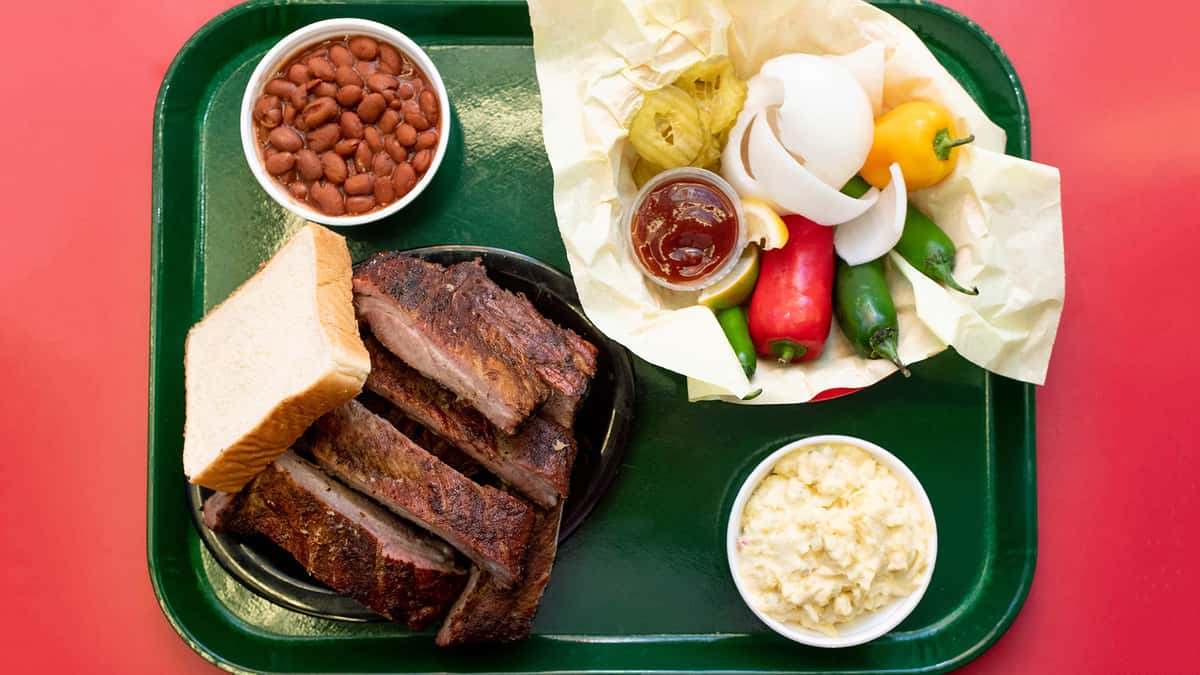 BBQ Plate W/ 3 Meats