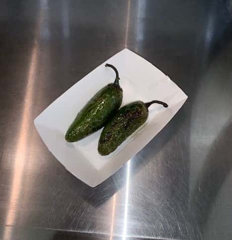 Whole Grilled Jalapenos