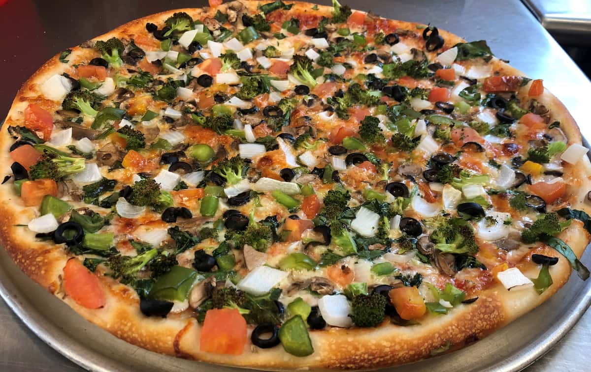 Veggie Delight Pizzas & Calzones Wilton House of Pizza Pizza Restaurant in Wilton, NH