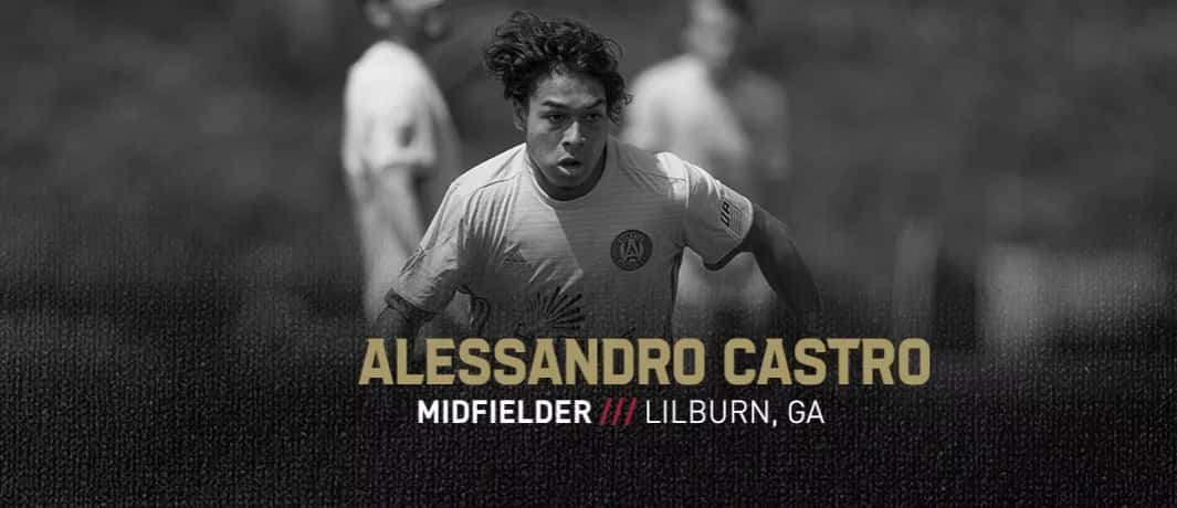 Atlanta United 2 signs Alessandro Castro from Academy