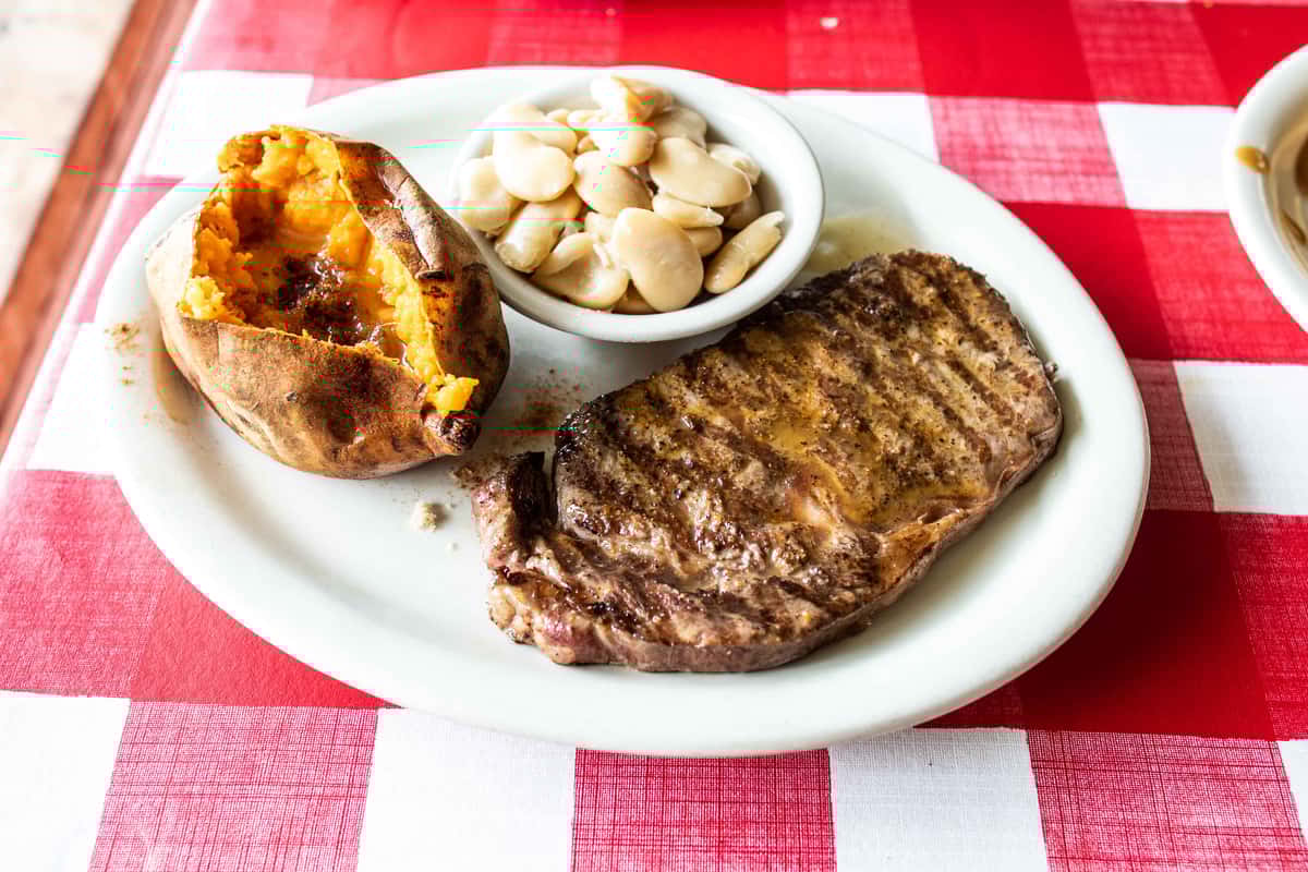 Ribeye Dinner Menu Texan Cafe & Pie Shop American Restaurant in