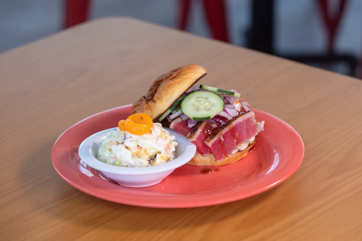 Jarrod's Island Calypso Ahi Tuna Sandwich