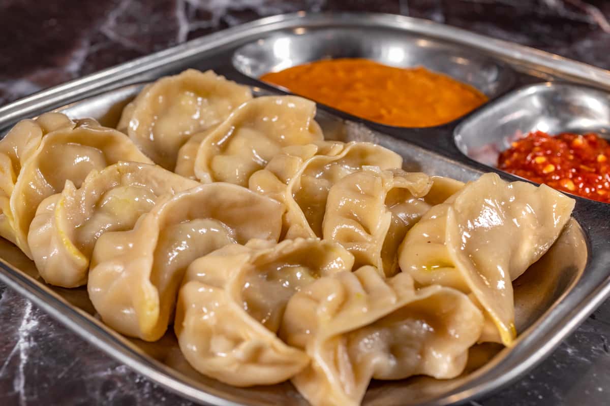 Chicken / Veggie Momo - Himalayan Curry & Kebob