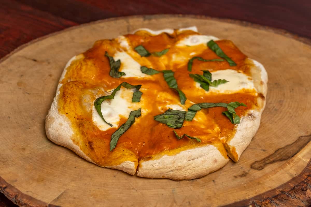 Margherita Pizza - Bricks and Birch | Wood-Fired Pizza in Redlands, CA