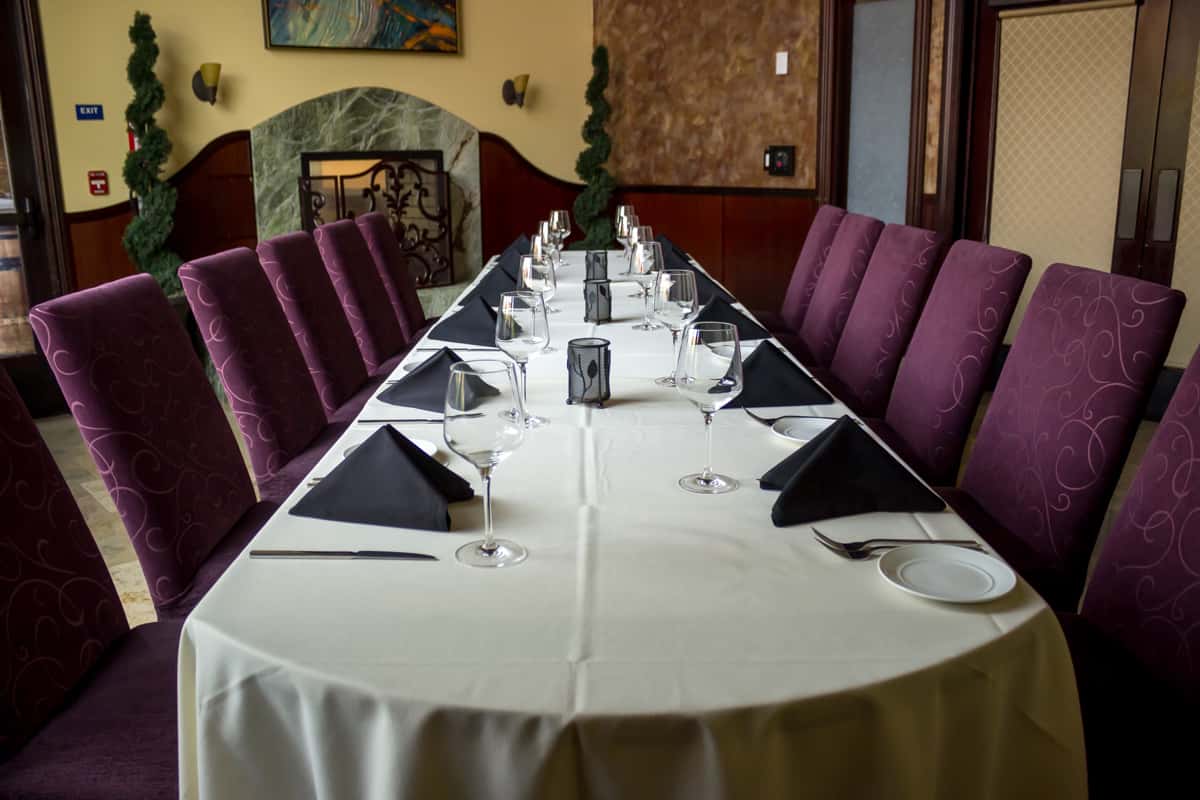 napa private dining room
