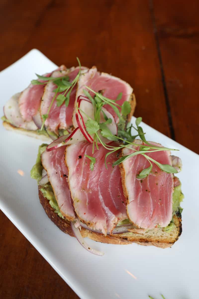 "Tajin" Spiced Ahi Tuna Avocado Toast