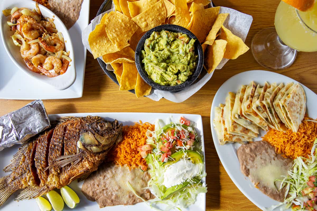 multiple dishes