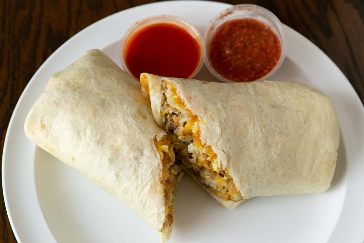 Grande Breakfast Burrito Breakfast The Lunch Box Deli in MO