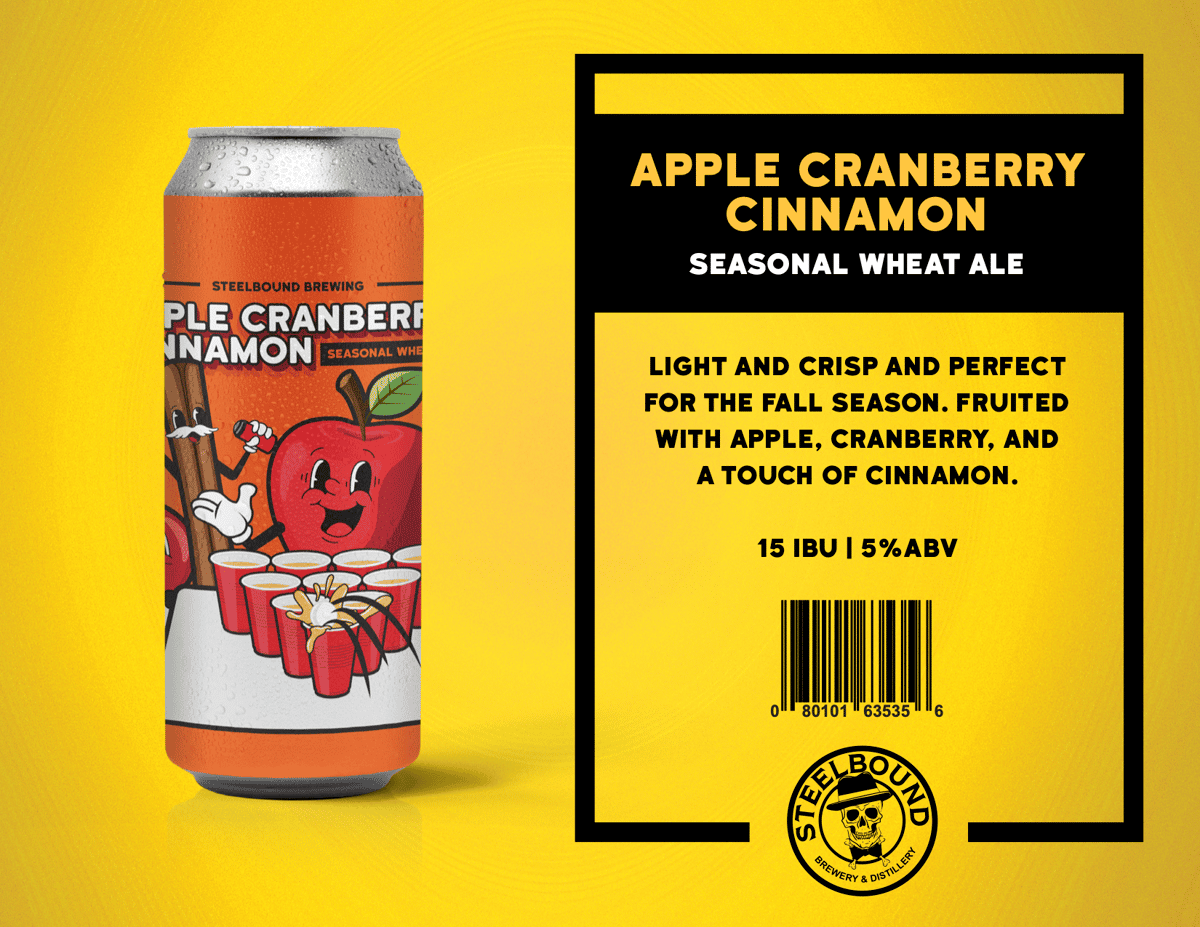 Apple Cranberry Cinnamon Seasonal Wheat Ale