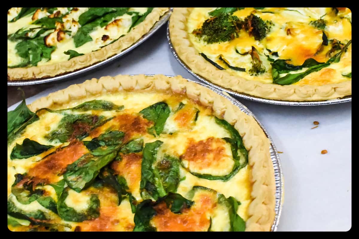 Quiche Fall Catering Menu Village Gourmet Cafe Deli in Clarendon Hills, IL