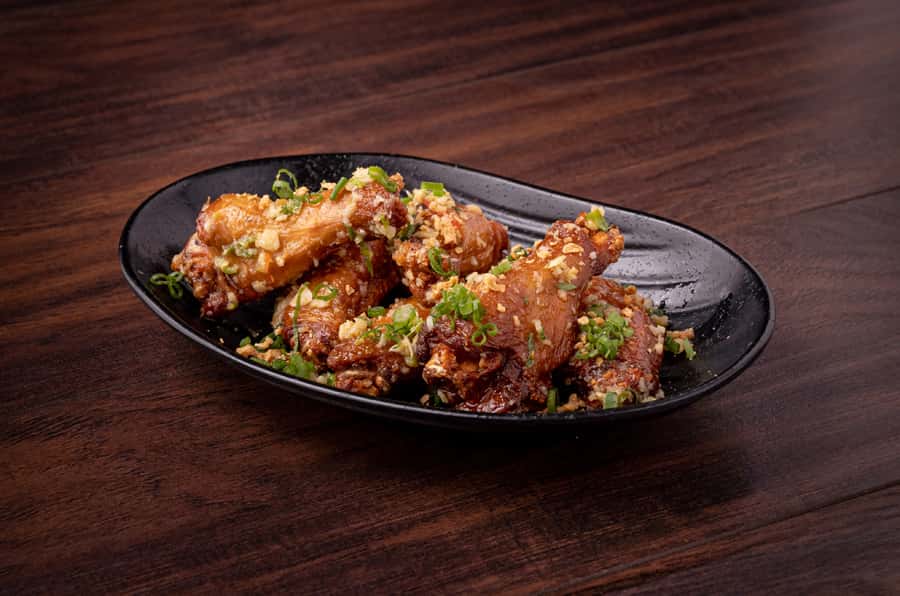 Garlic Rub Chicken Wings