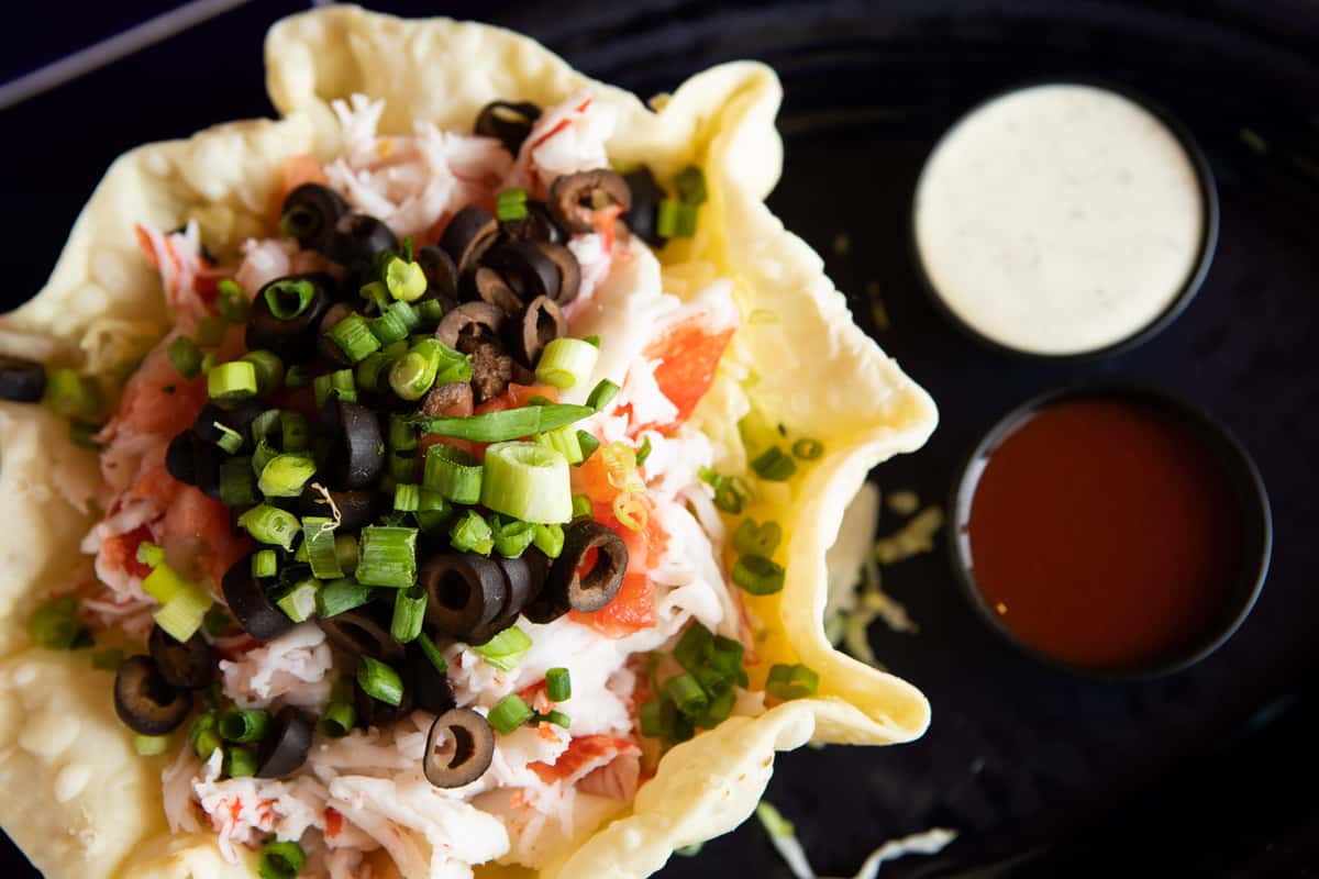 Seafood Taco Salad