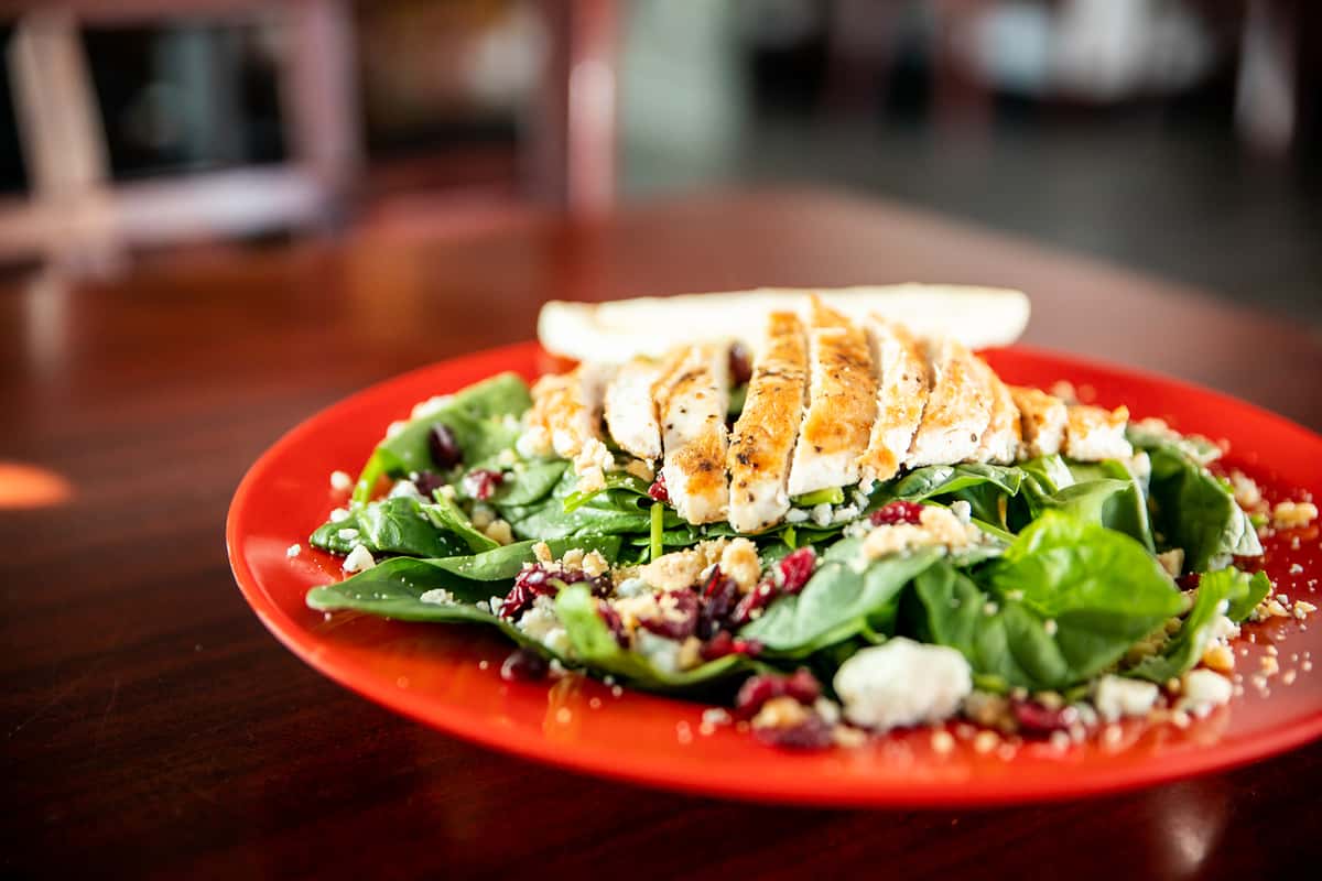 Spinach Salad Gluten Free Menu Eller's Restaurant American