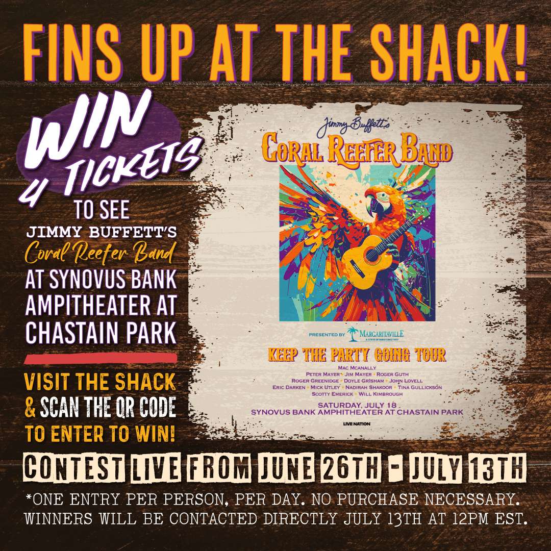 Shuckin' Shack Coral Reefer Band Giveaway Alpharetta GA - Shuckin