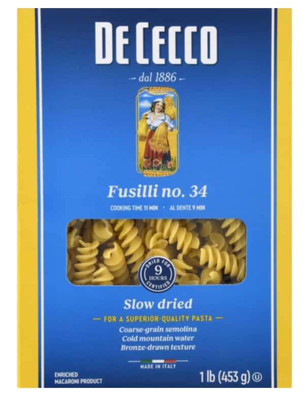 De Cecco Fusilli no. 34