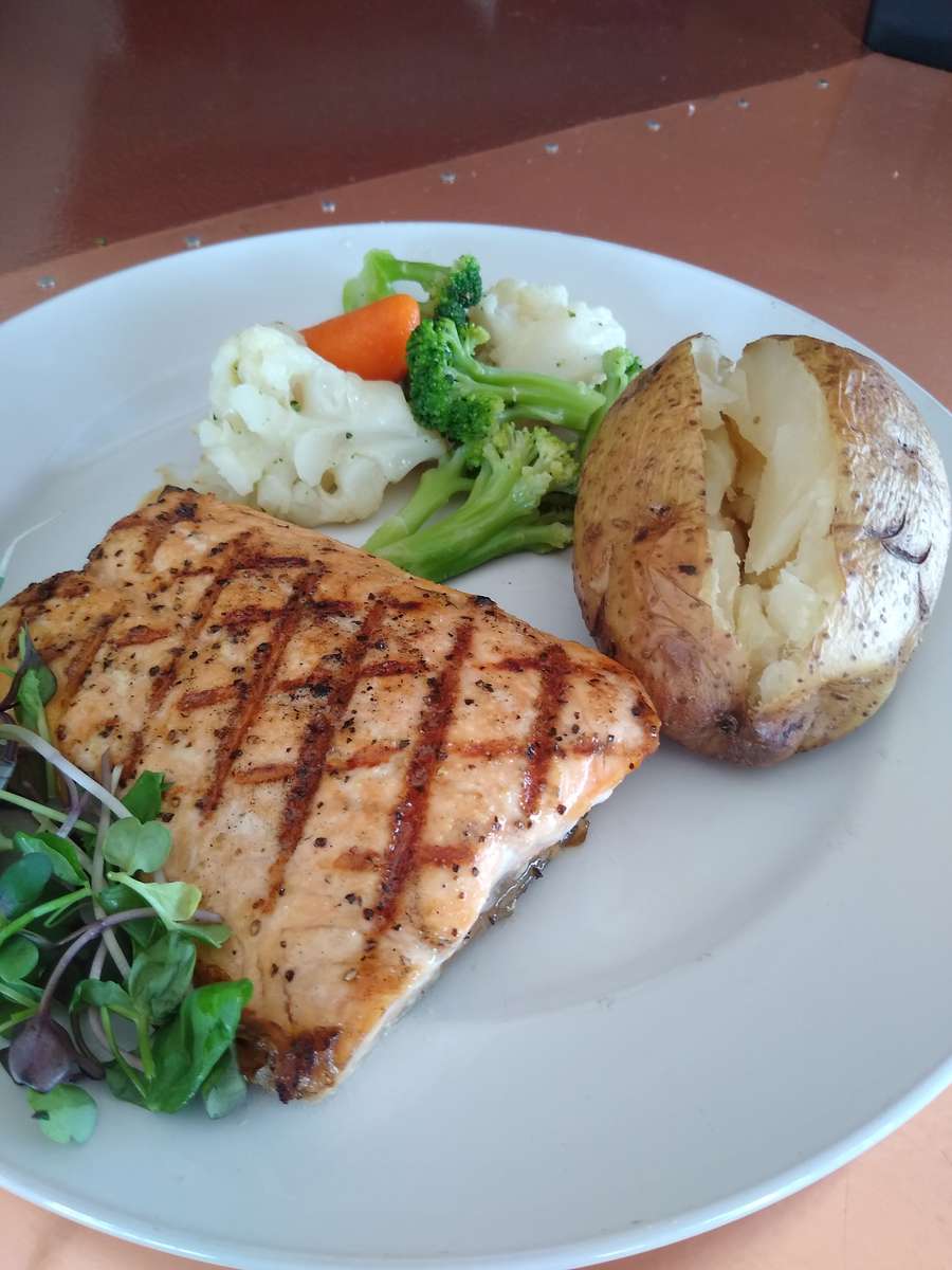 Grilled Atlantic Salmon