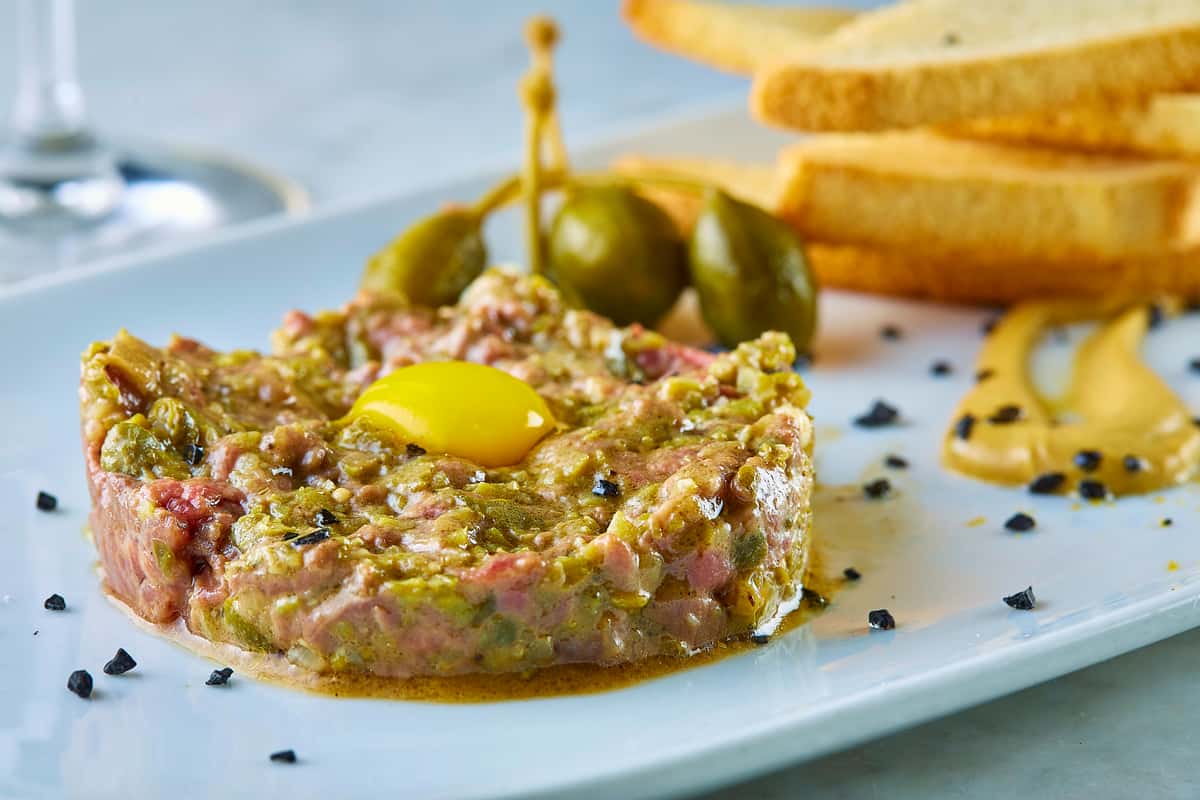 Steak Tartare Brunch Bistro 31 European Restaurant in Dallas, TX